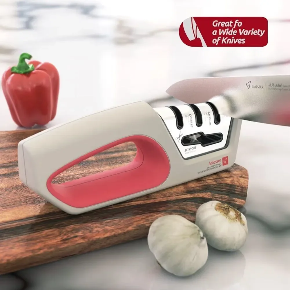 Amesser 4 In 1 Professional Knife & Scissors Sharpener A75
